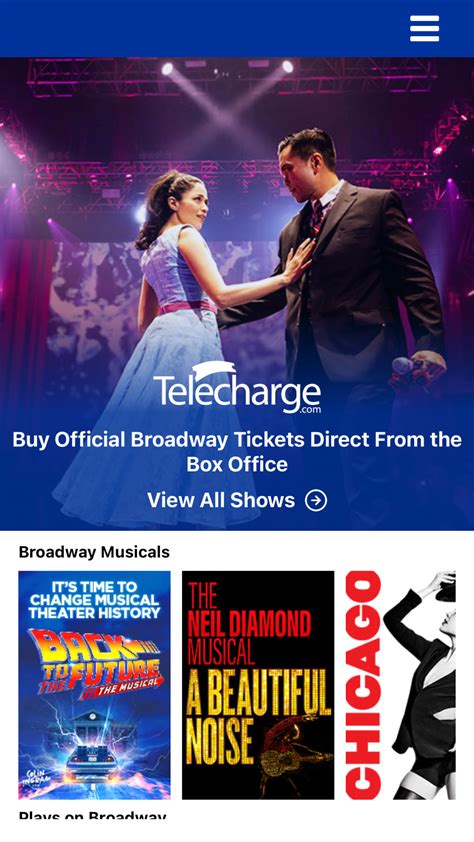 telecharge broadway tickets.